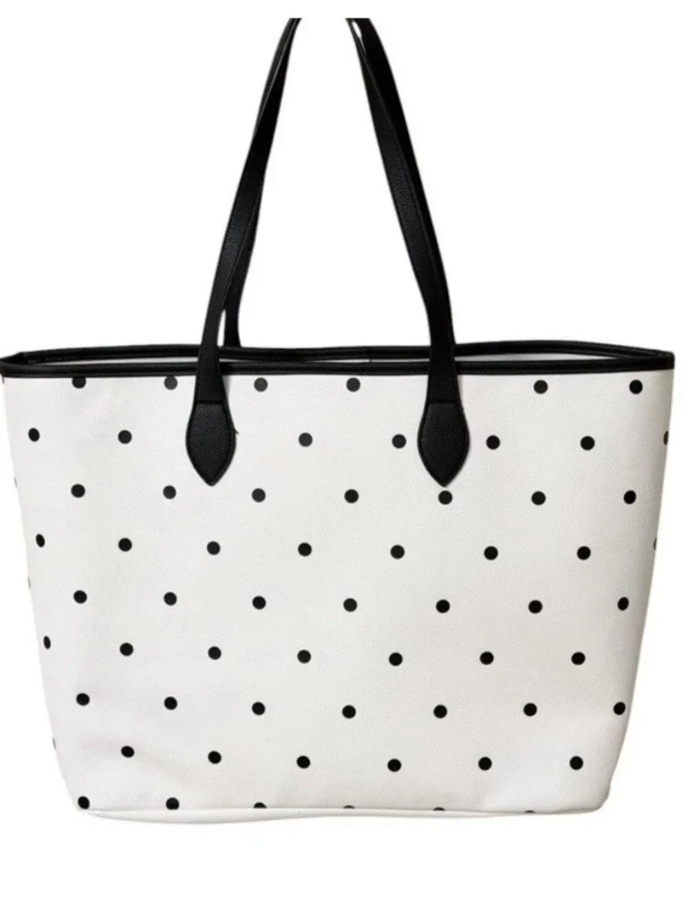 Disney Mickey & Minnie Mouse Faux Leather Large Polka Dot Tote Bag Primark NWT